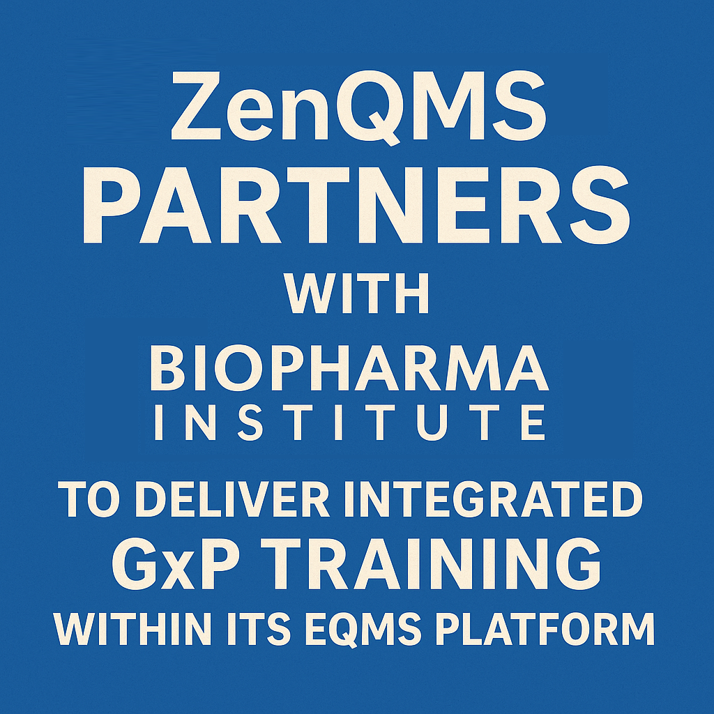 ZenQMS and Biopharma Institute